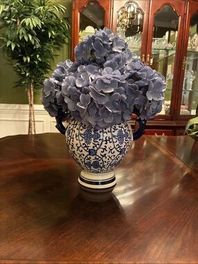 Unbranded Blue Gray Artificial Hydrangea - 36 Single Pieces To Arrange. Wedding
